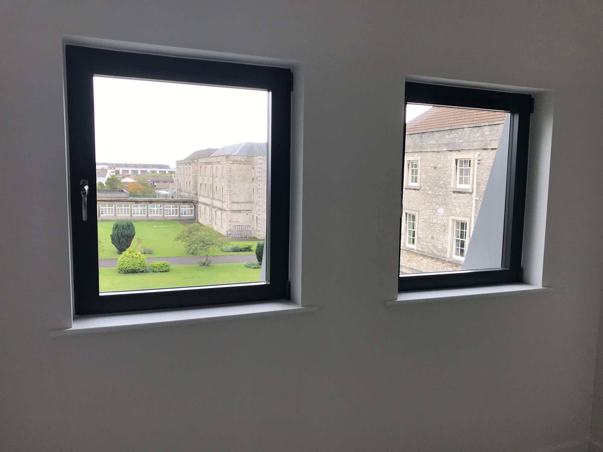 Large Black Aluminium Windows