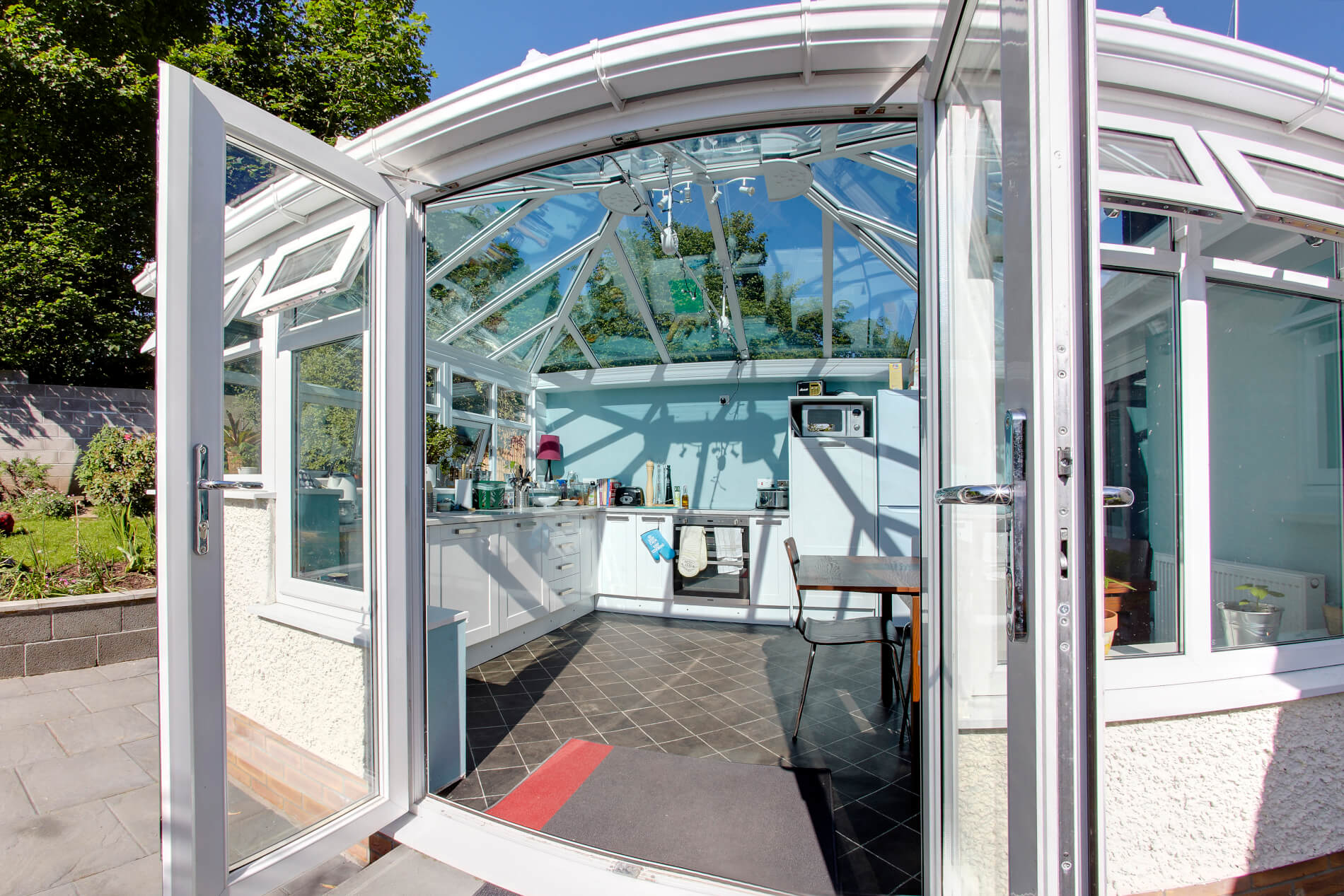 upvc french doors installed at a property in newton abbott
