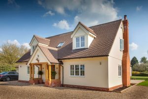 Double glazed uPVC windows installed on large detached home