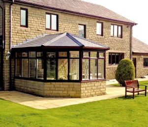 Victorian conservatory with tiled roof