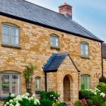 Traditional style windows in flush sash style