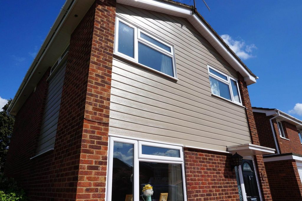 Supply and installation of new upvc cladding