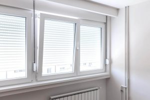 White uPVC tilt and turn windows supplied and fitted
