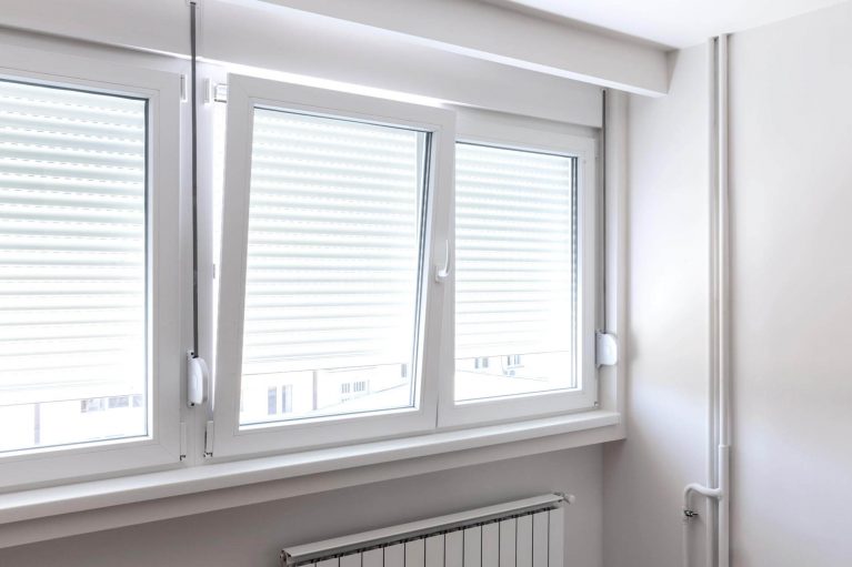 White uPVC tilt and turn windows supplied and fitted