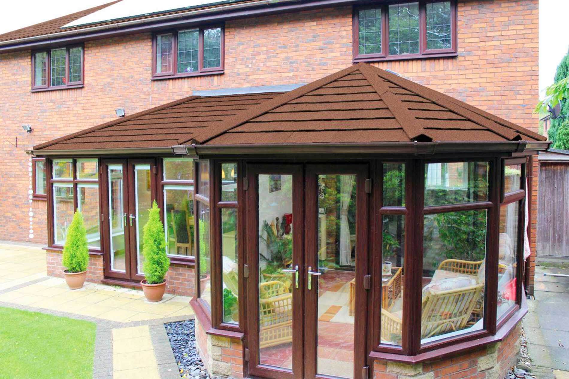 Brown Victorian Conservatory