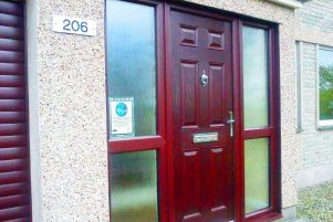 Brown uPVC Door