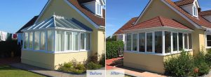 Embed conservatory tiled roof