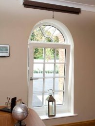 UPVC white tilt and turn window
