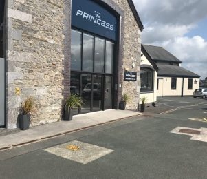 Black door commercial install